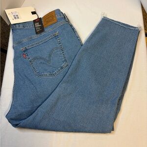 Levi's Premium Big E Wedgie Skinny Blue Jeans
